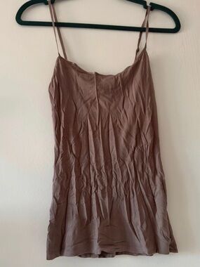 H&M Women’s Spaghetti Strap Tank Top in Brown